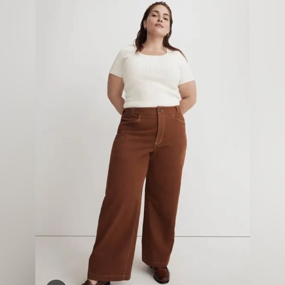 Madewell Pants - Madewell plus Emmett 2.0 wide leg pants